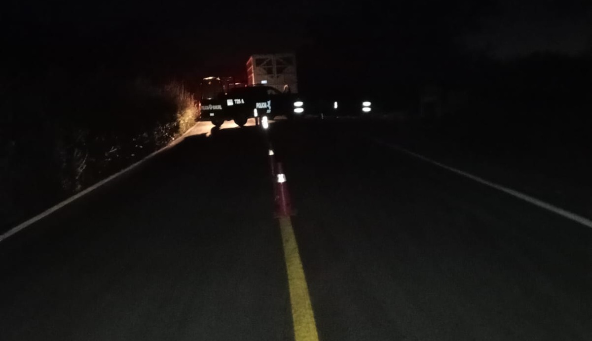 Volcadura de tráiler en la carretera Pericos-Badiraguato