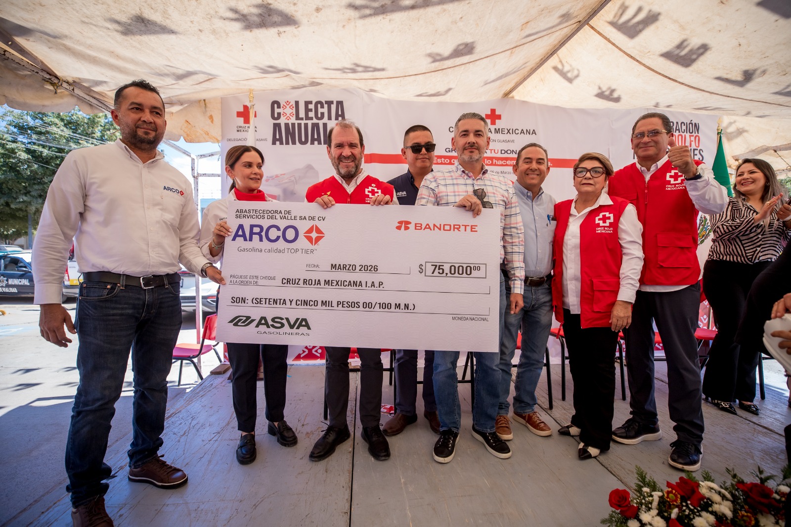Inauguración de Cruz Roja en Ruiz Cortines