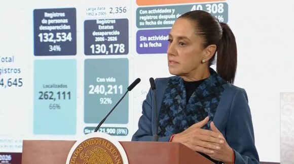Claudia Sheinbaum brinda nuevo informe sobre desaparecidos en México, ¿Qué cambios presenta?