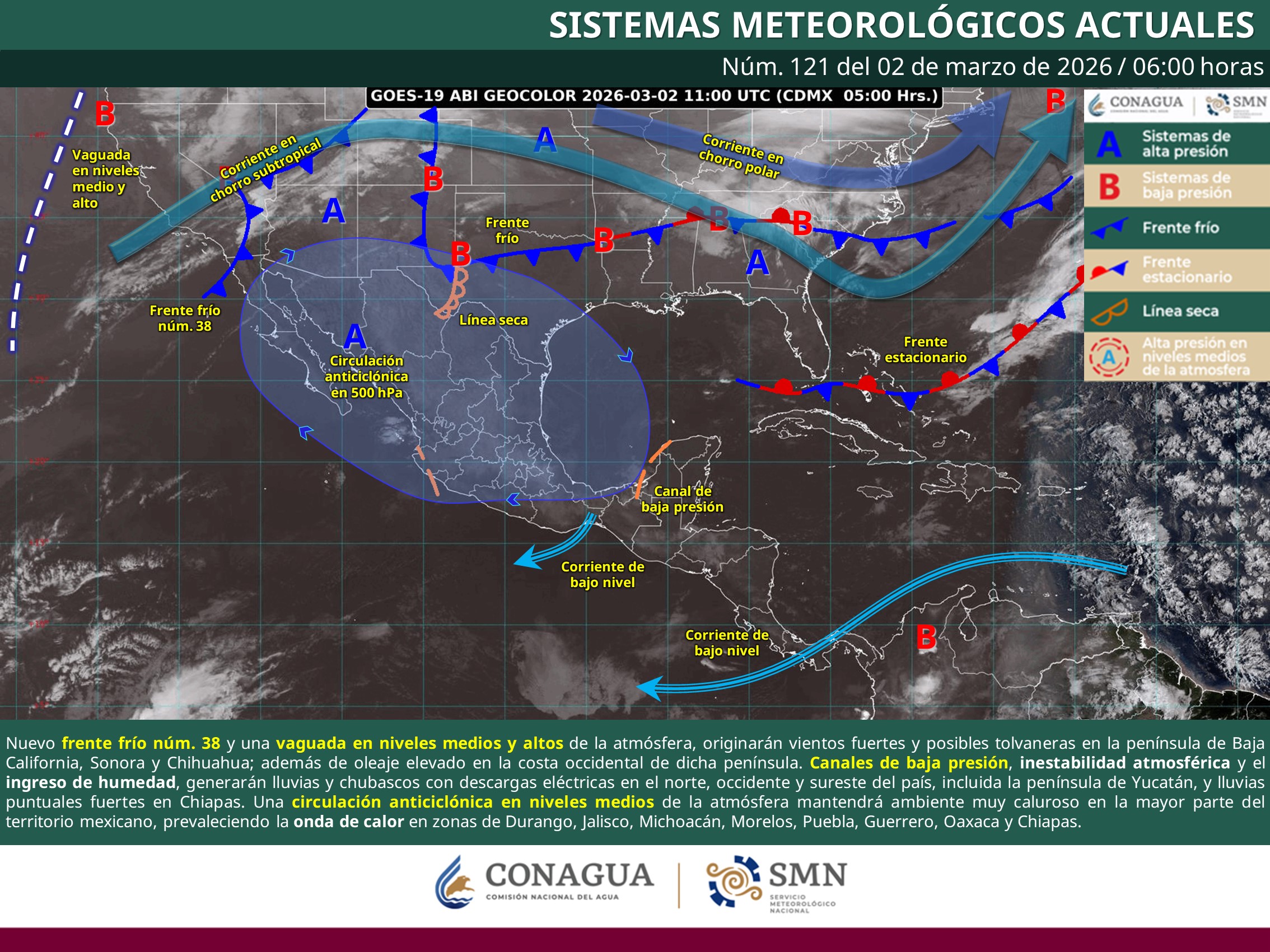 Clima en Sinaloa y México