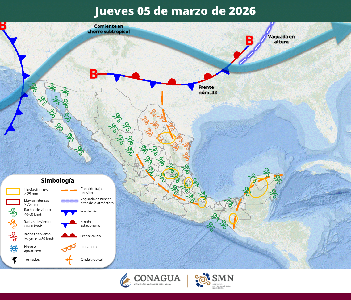 Clima en Sinaloa y México