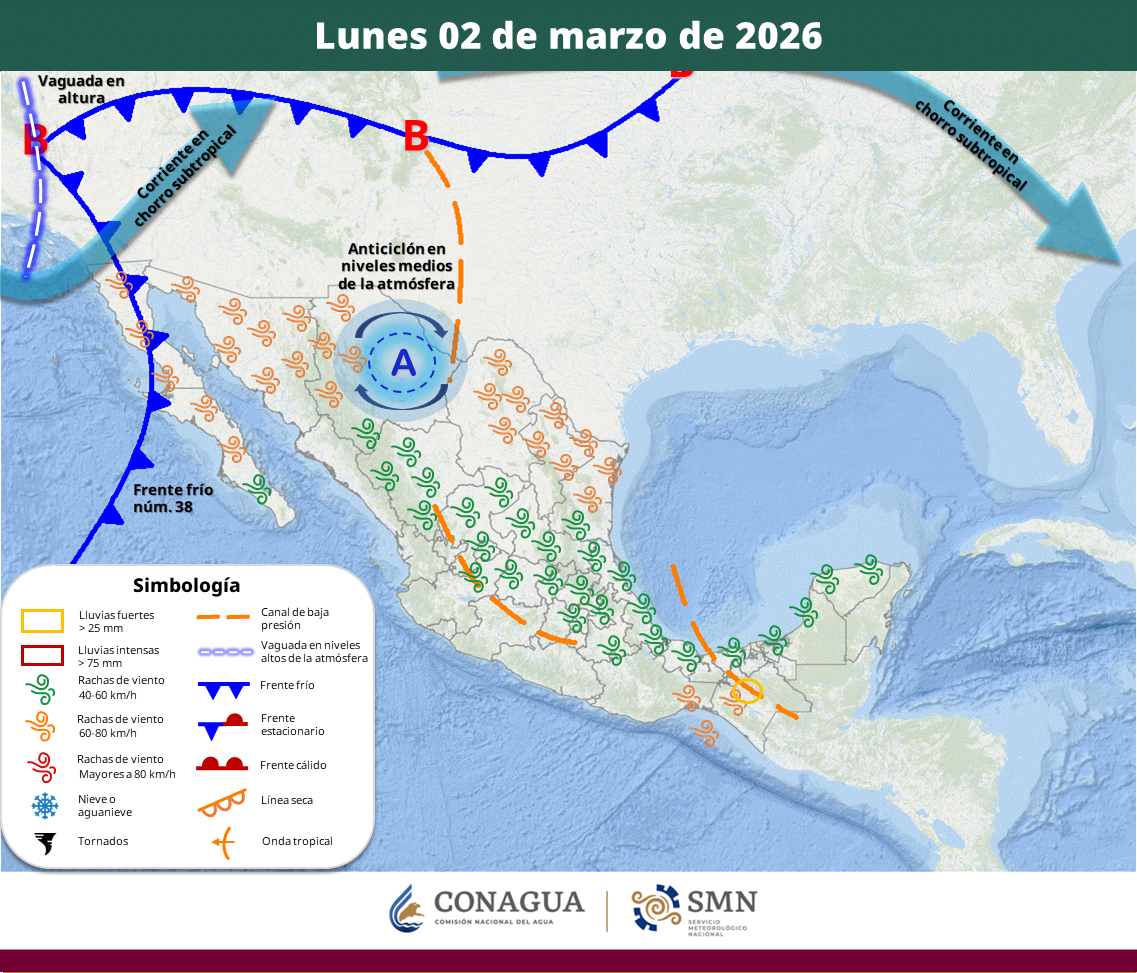 Clima en Sinaloa y México