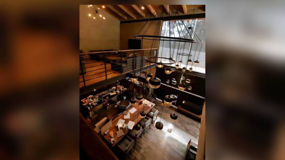 El comedor, visto desde el segundo piso