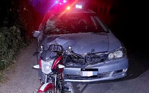 Tres jóvenes resultan lesionados tras choque en la carretera a Estación Bamoa, Guasave, Sinaloa