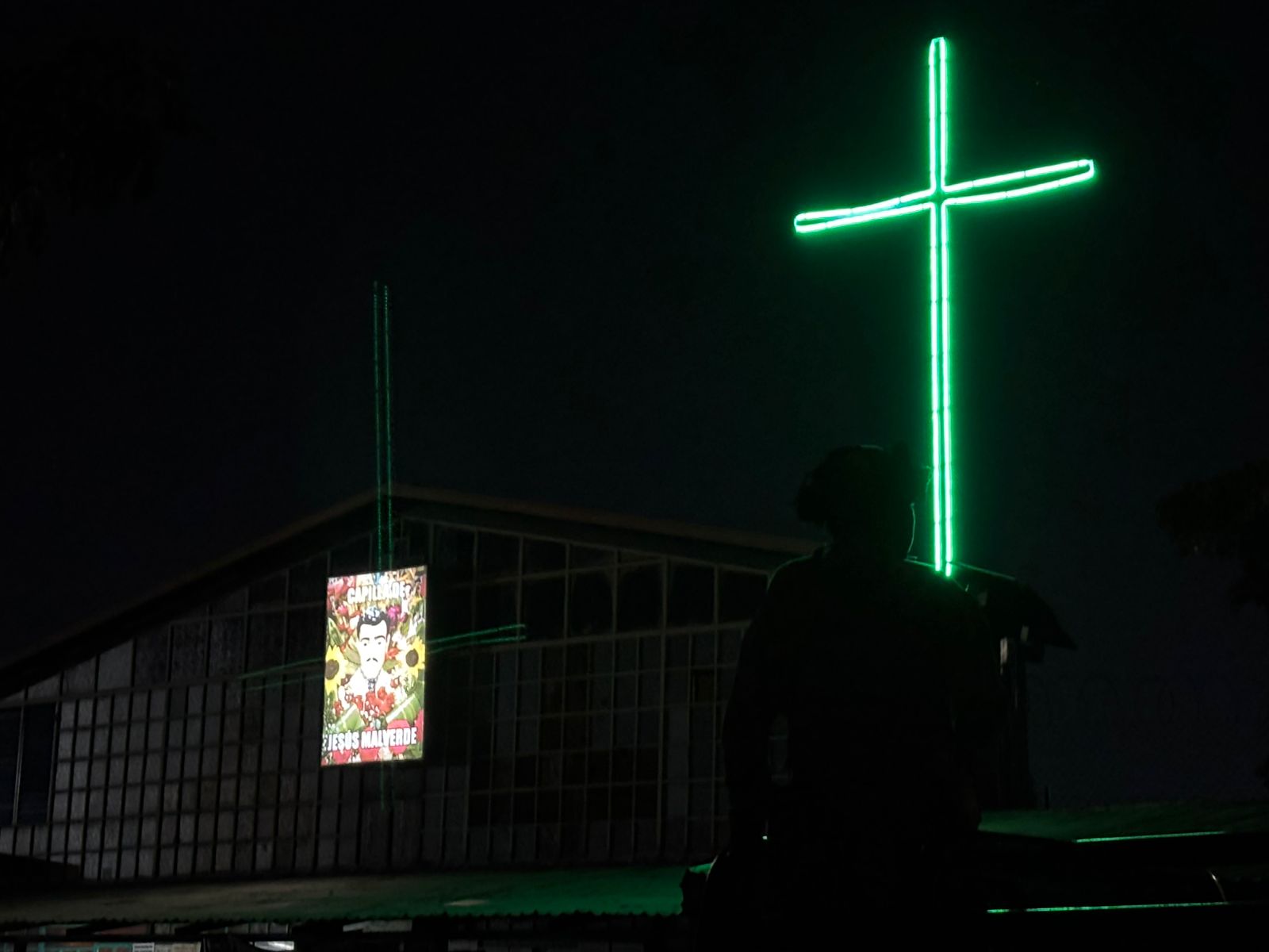El cuerpo fue localizado frente a la capilla de Malverde