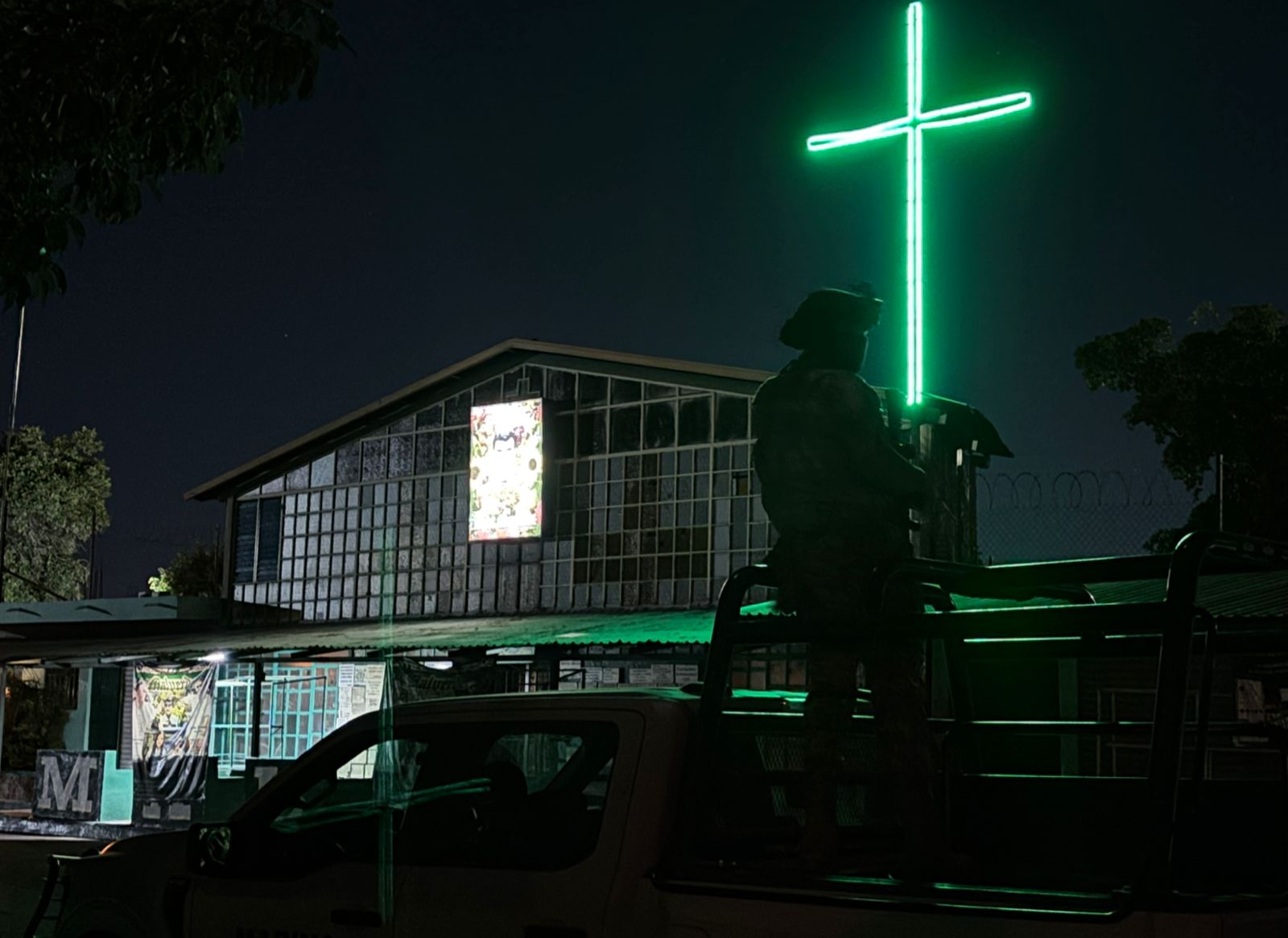 El cuerpo fue localizado frente a la capilla de Malverde