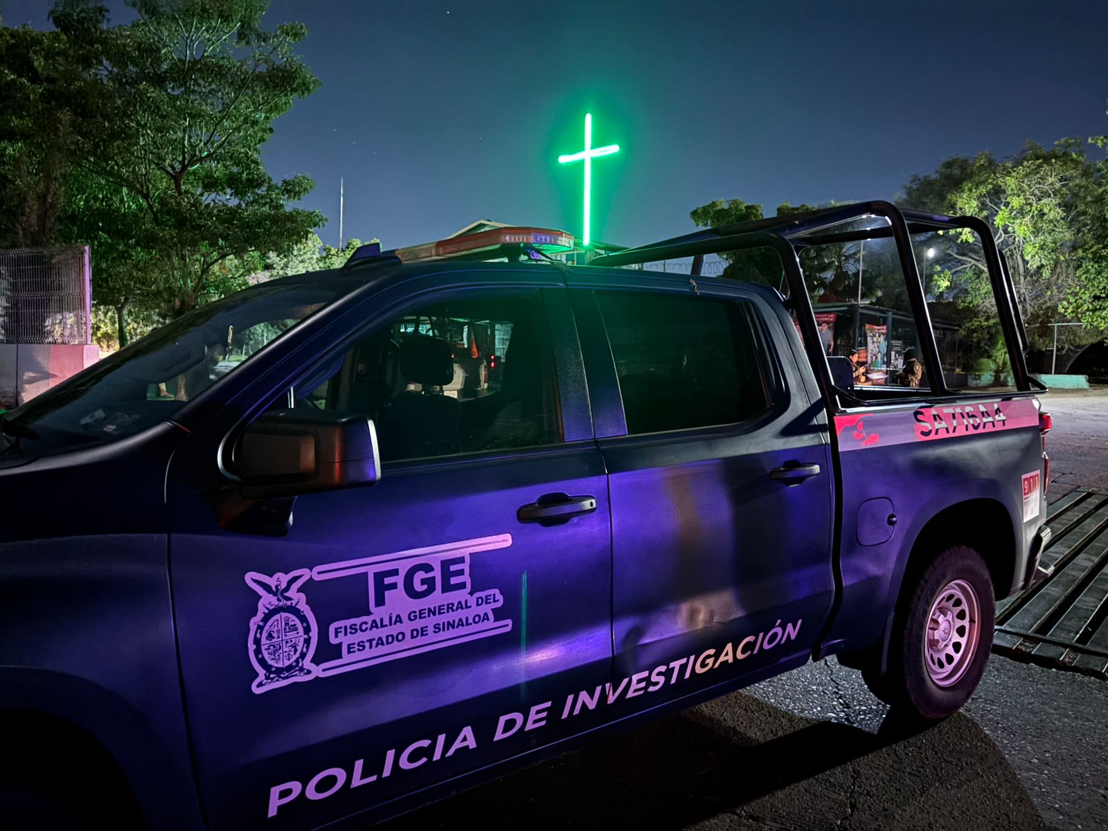 El cuerpo fue localizado frente a la capilla de Malverde