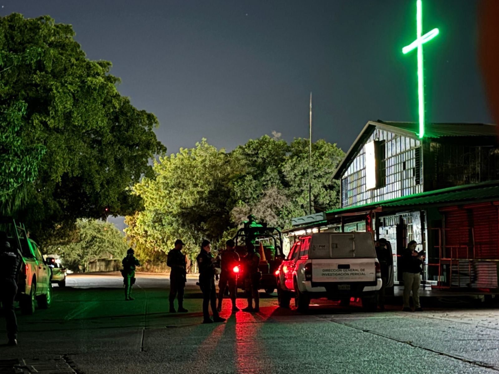 El cuerpo fue localizado frente a la capilla de Malverde