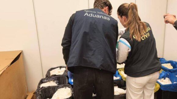 España incauta 625 kilos de metanfetamina enviada desde México; detienen a ‘El Notario’