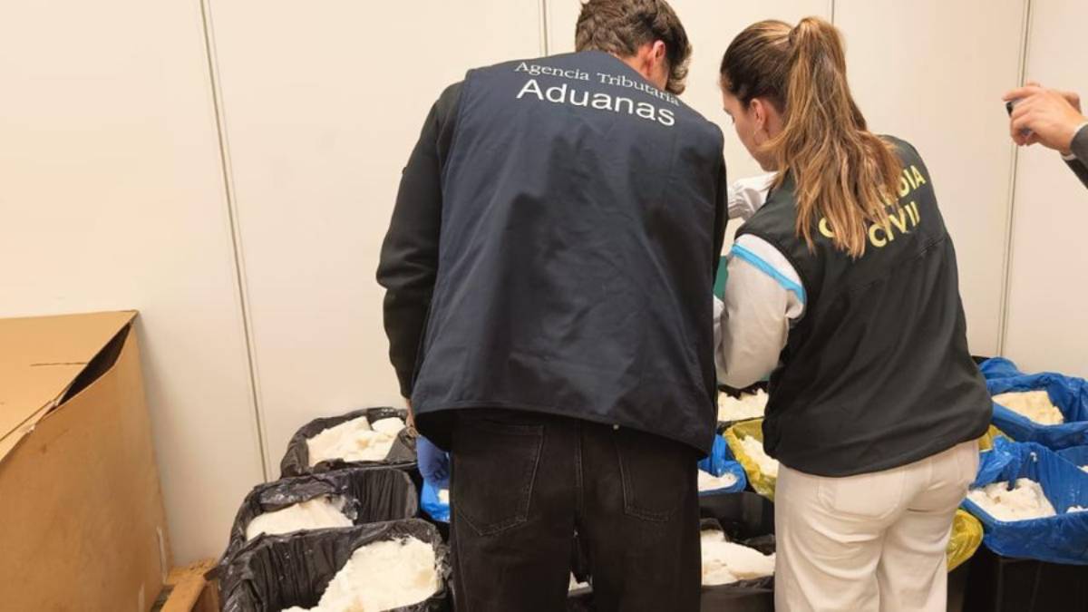 España incauta 625 kilos de metanfetamina enviada desde México