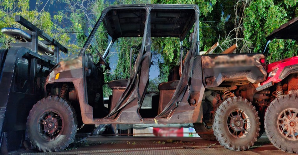 Los detenidos, las armas y los autos quedaron a disposición del juez