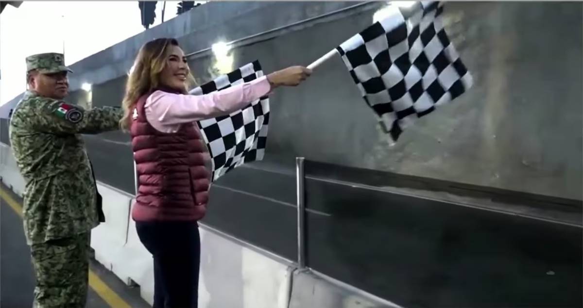 Marina del Pilar Ávila, gobernadora de Baja California, inauguró esta megaobra pública