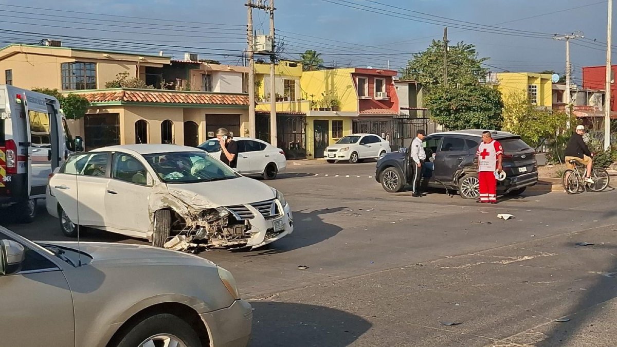 accidente en el sector diamante de los mochis