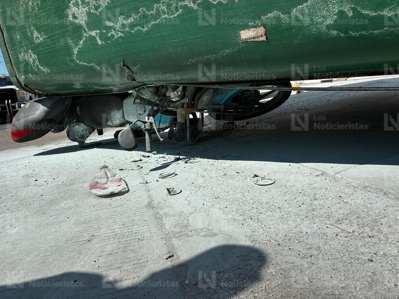Accidente en la Anáhuac de Los Mochis