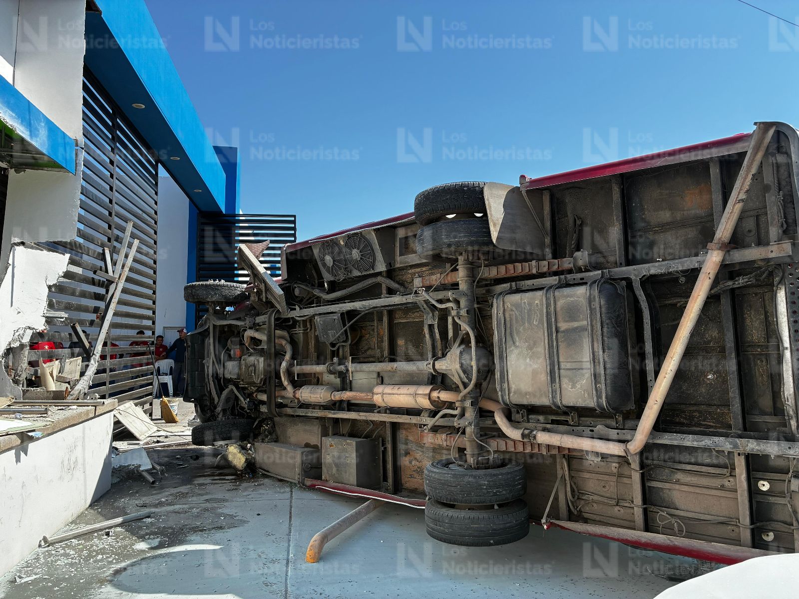 Accidente en la Anáhuac de Los Mochis