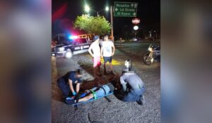Accidente entre motociclistas en Mazatlán, Sinaloa