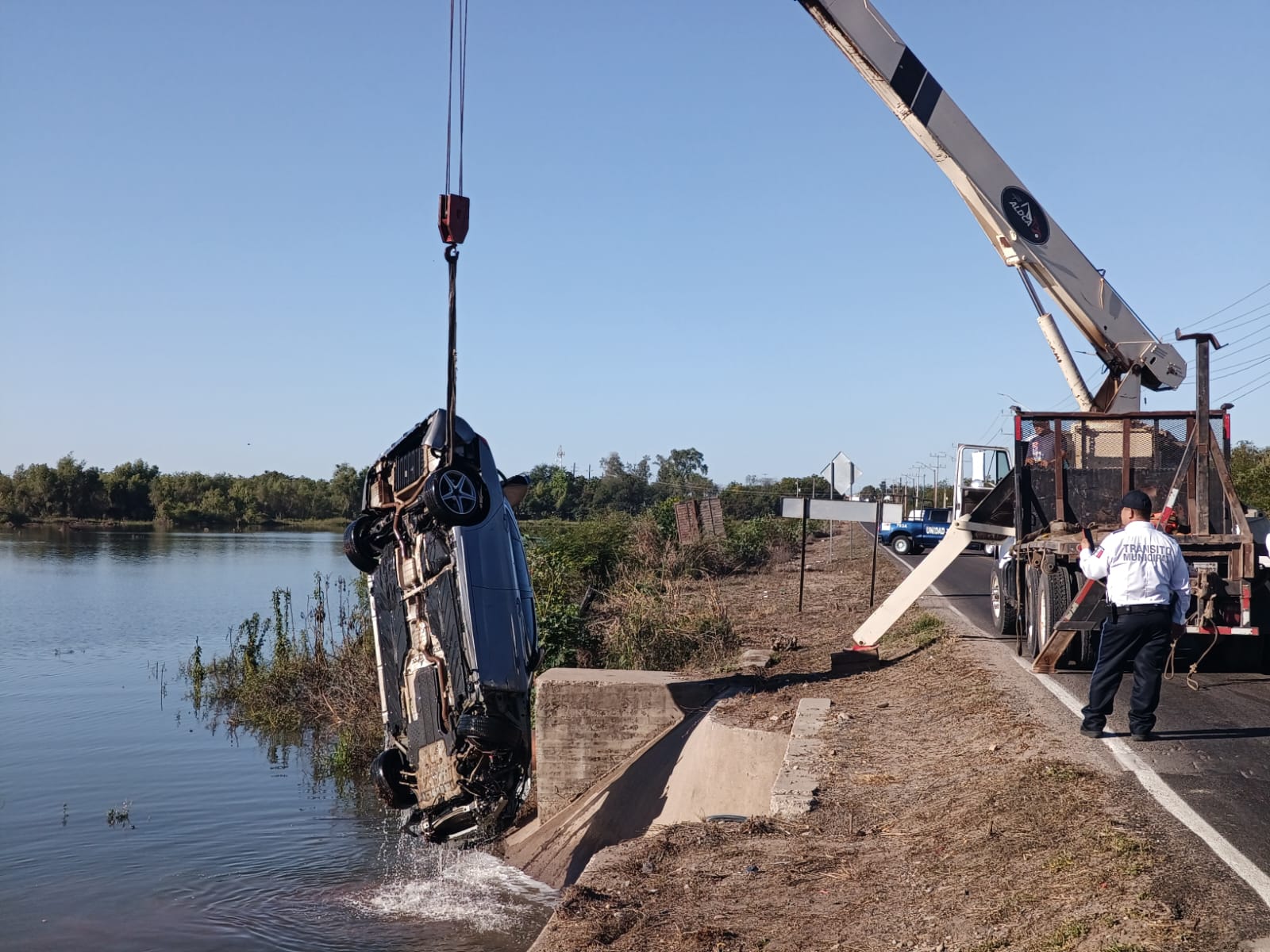 Accidente en la carretera Guamúchil–Angostura