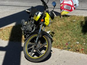 Accidente motos en Los Mochis