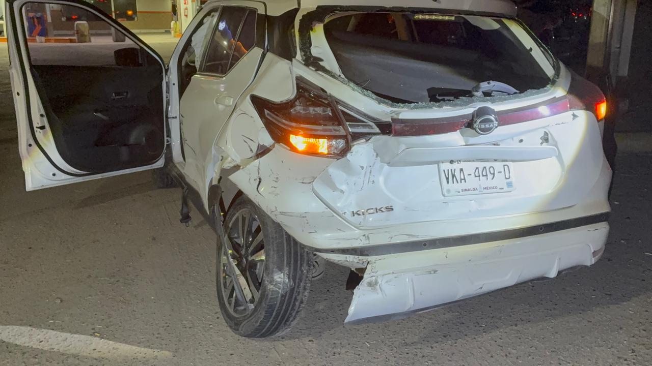 Accidenten en la México 15, en Los Mochis, Sinaloa