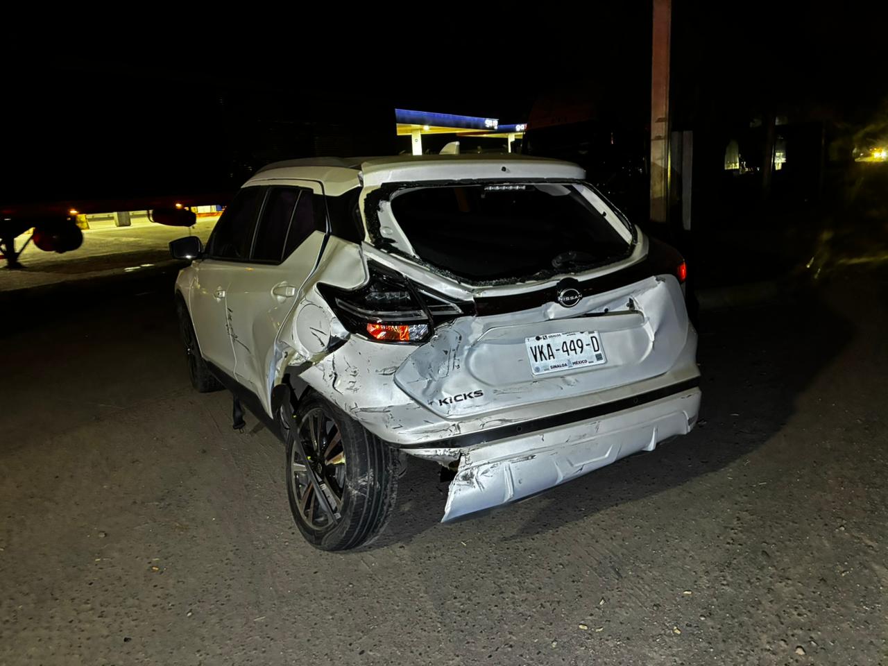 Accidenten en la México 15, en Los Mochis, Sinaloa