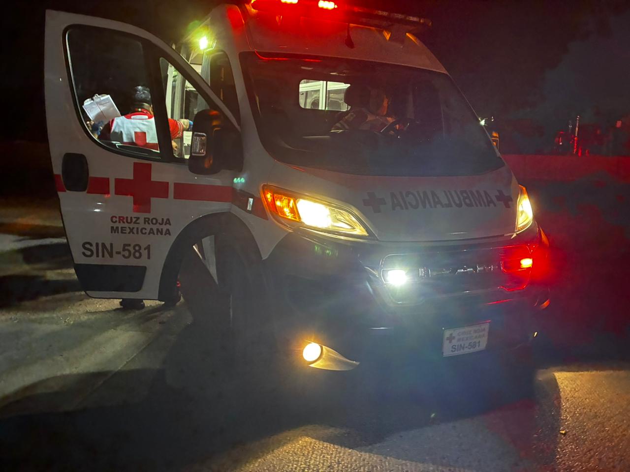 Accidenten en la México 15, en Los Mochis, Sinaloa