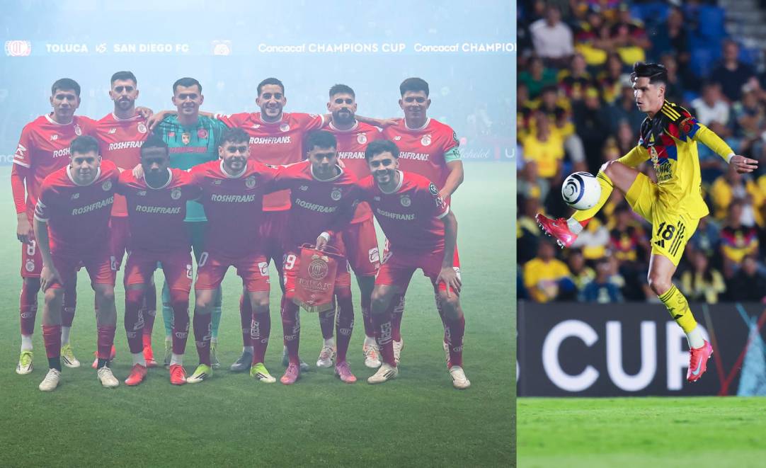 america y toluca avazaron a los cuartos de final de la concachampions