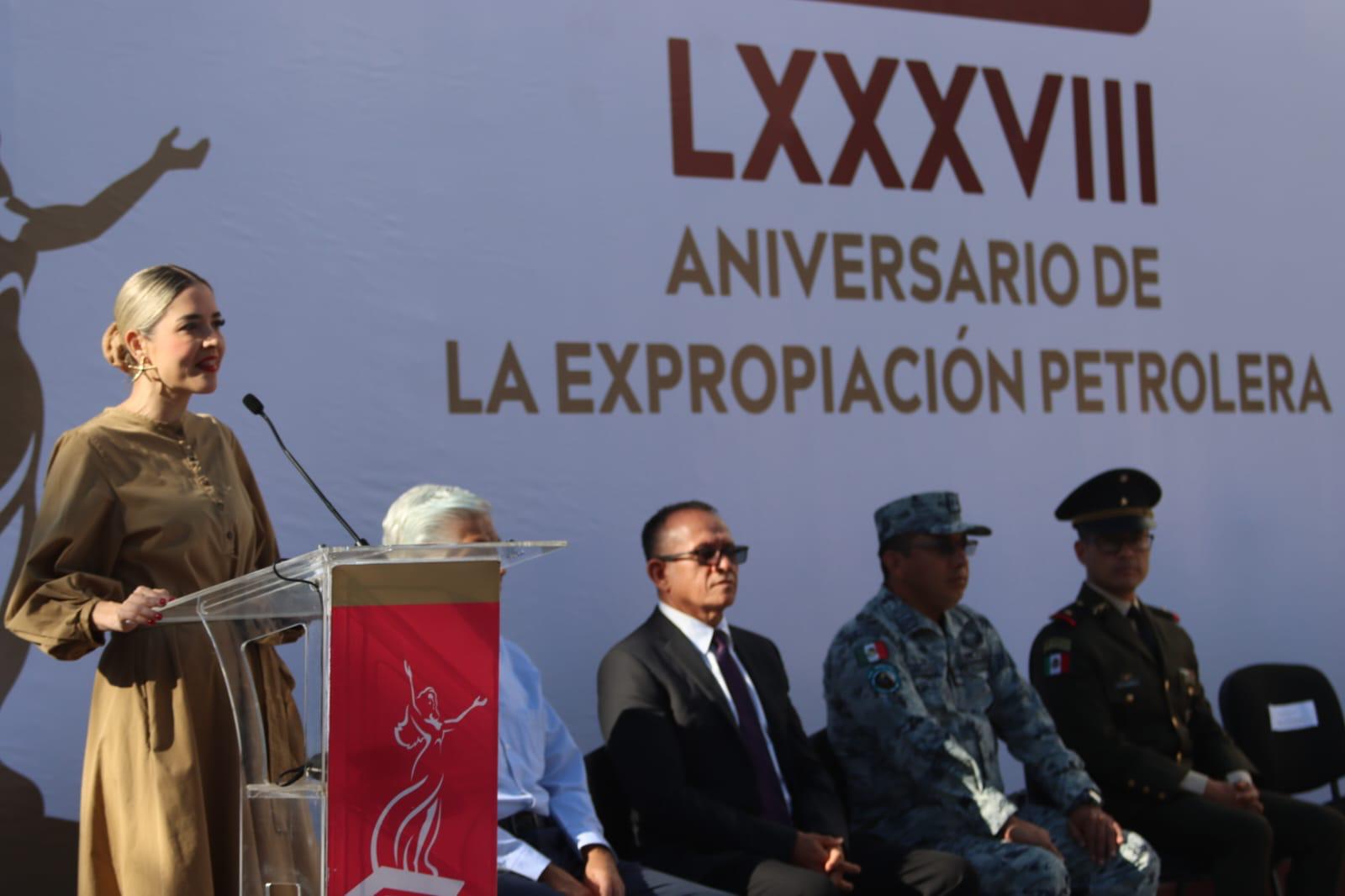Conmemoran en Mazatlán el aniversario de la Expropiación Petrolera de México