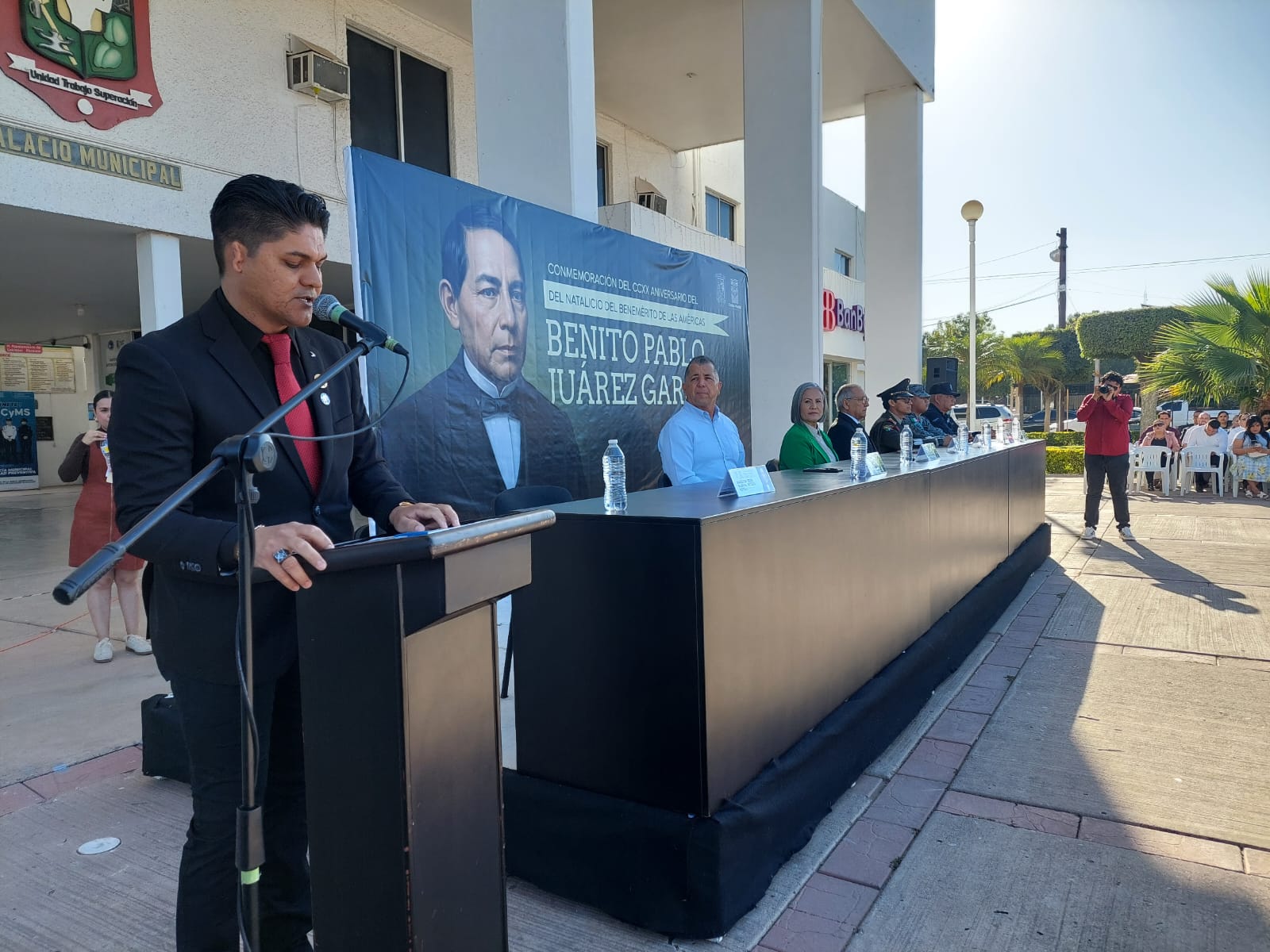Conmemoran en Salvador Alvarado el 220 aniversario del natalicio de Benito Juárez