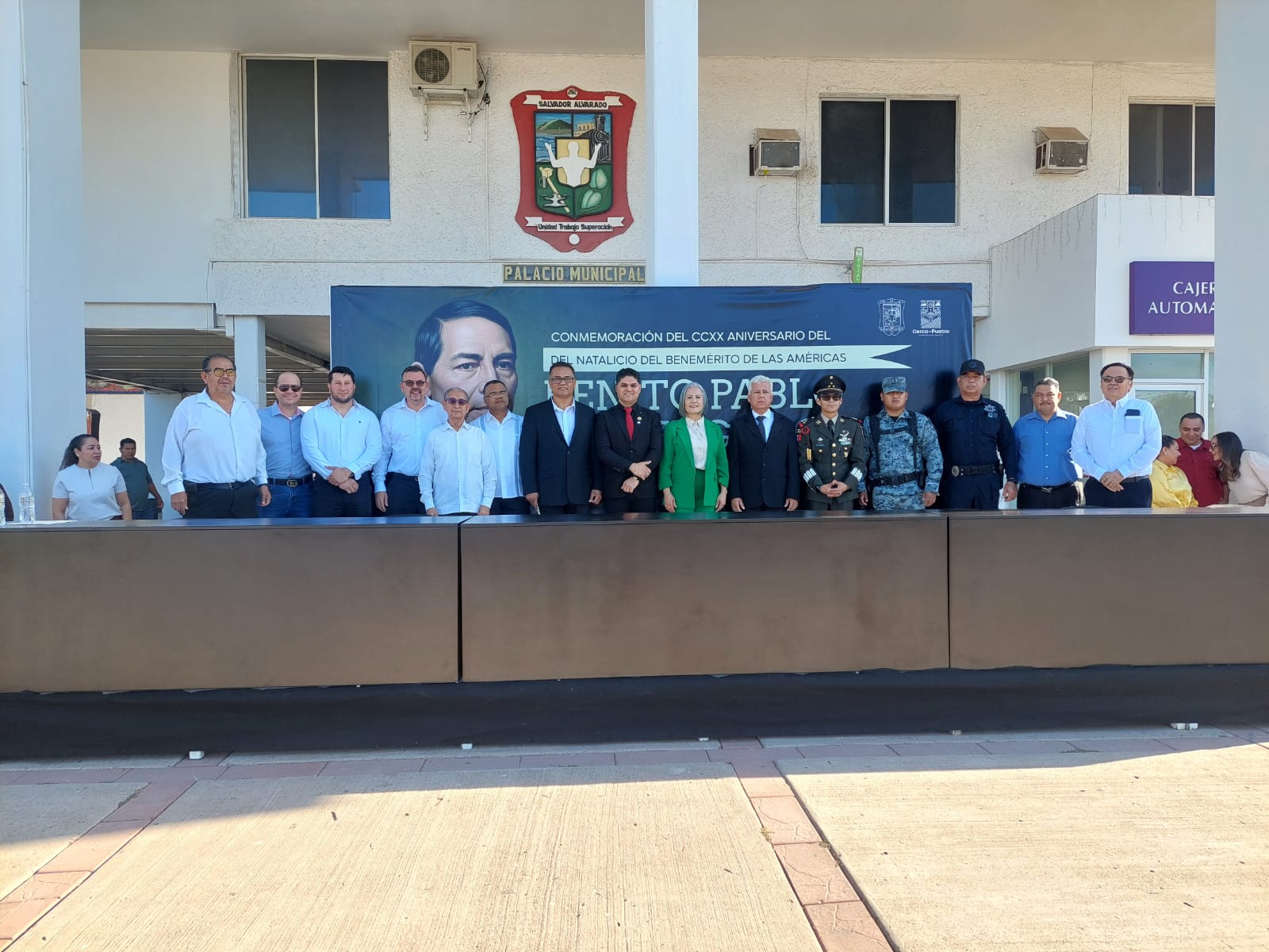 Conmemoran en Salvador Alvarado el 220 aniversario del natalicio de Benito Juárez
