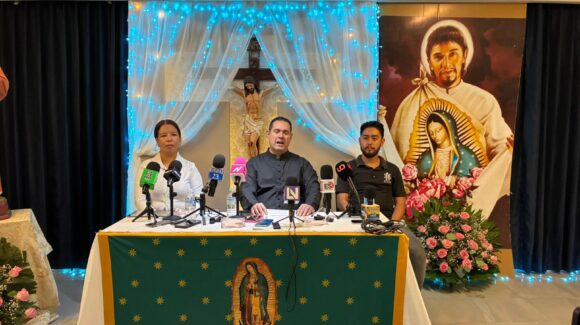 La Iglesia católica está lista para iniciar la peregrinación de la réplica de la tilma original de Juan Diego en Los Mochis