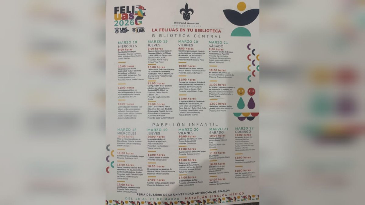 anuncian la realizacion de la feliuas 2026 en mazatlan sinaloa