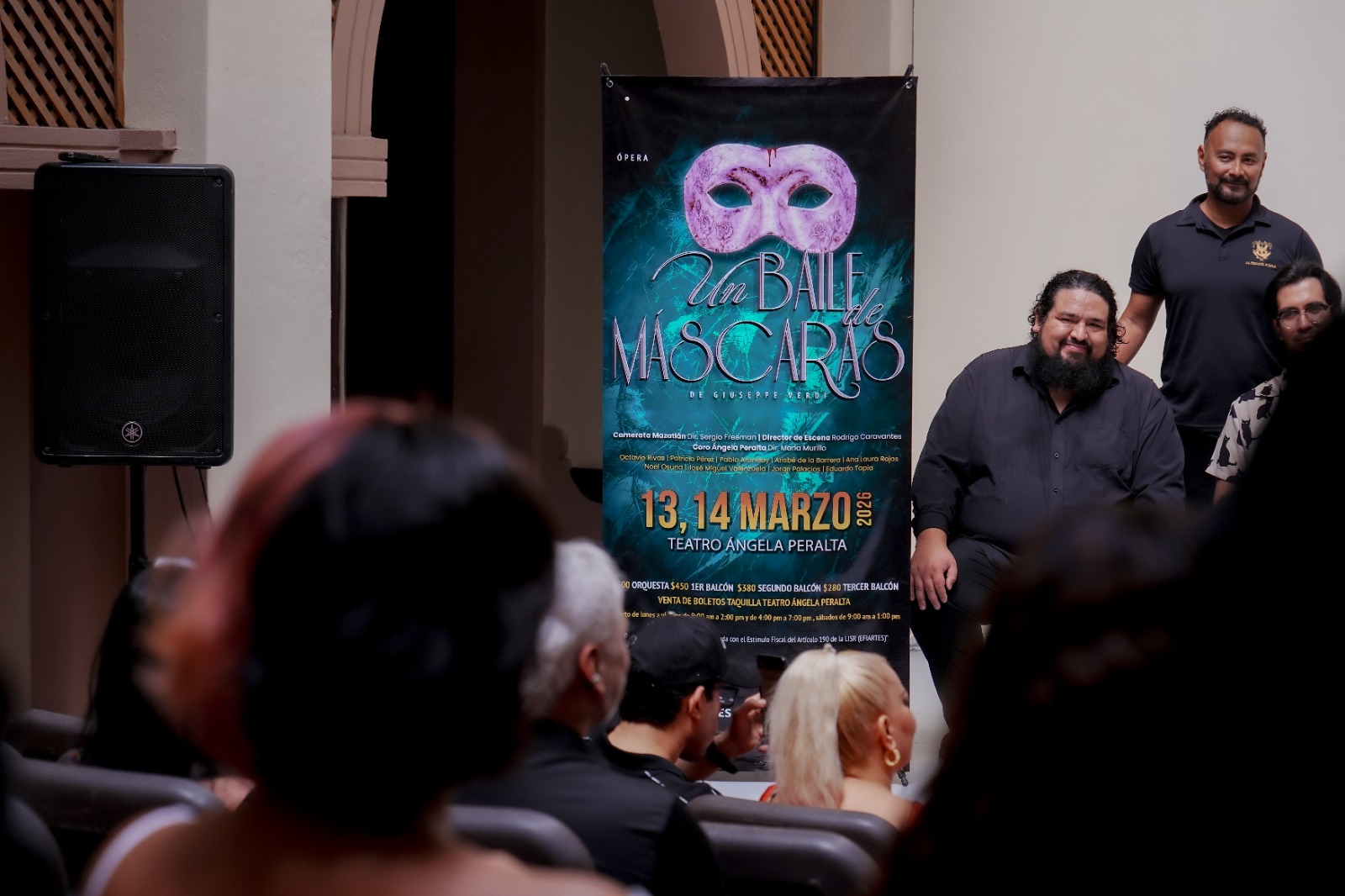 Anuncian ópera Baile de Máscaras en Mazatlán