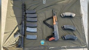 Armamento asegurado en Culiacán, Sinaloa