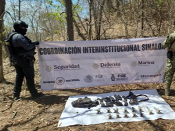 armamento asegurado por la sspc y semar en mazatlan sinaloa