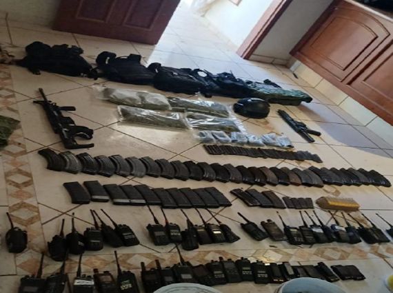 armas equipo tactico decomisados tras el operativo en el salado culiacan
