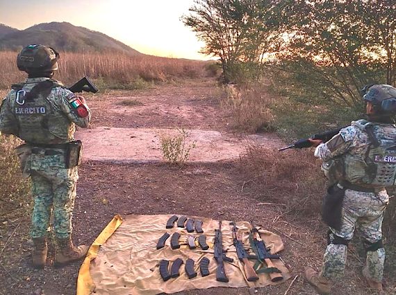armas largas aseguradas en tepuche culiacan