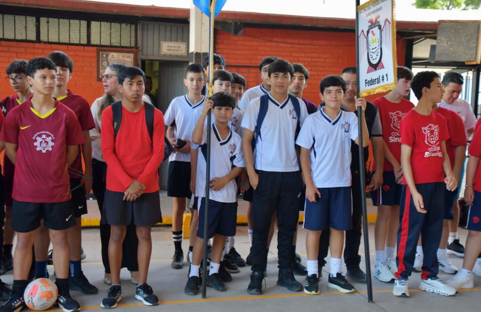 Estudiantes de 12 secundarias participaron en la Jornada Nacional de Futbol en Salvador Alvarado