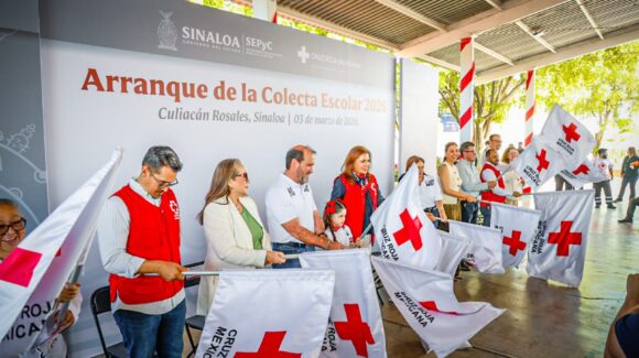 Arranca Colecta Escolar Cruz Roja 2026 en Sinaloa, la meta es superar los 3.6 mdp