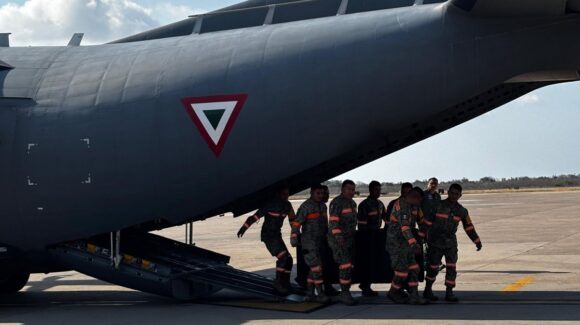 Arriban fuerzas federales a Mazatlán, Sinaloa, para rescate de mineros atrapados en El Rosario, Sinaloa