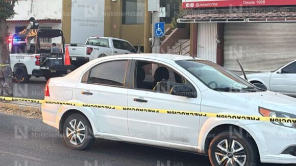 Hieren a balazos a conductor de un vehículo tras persecución en Culiacán, Sinaloa