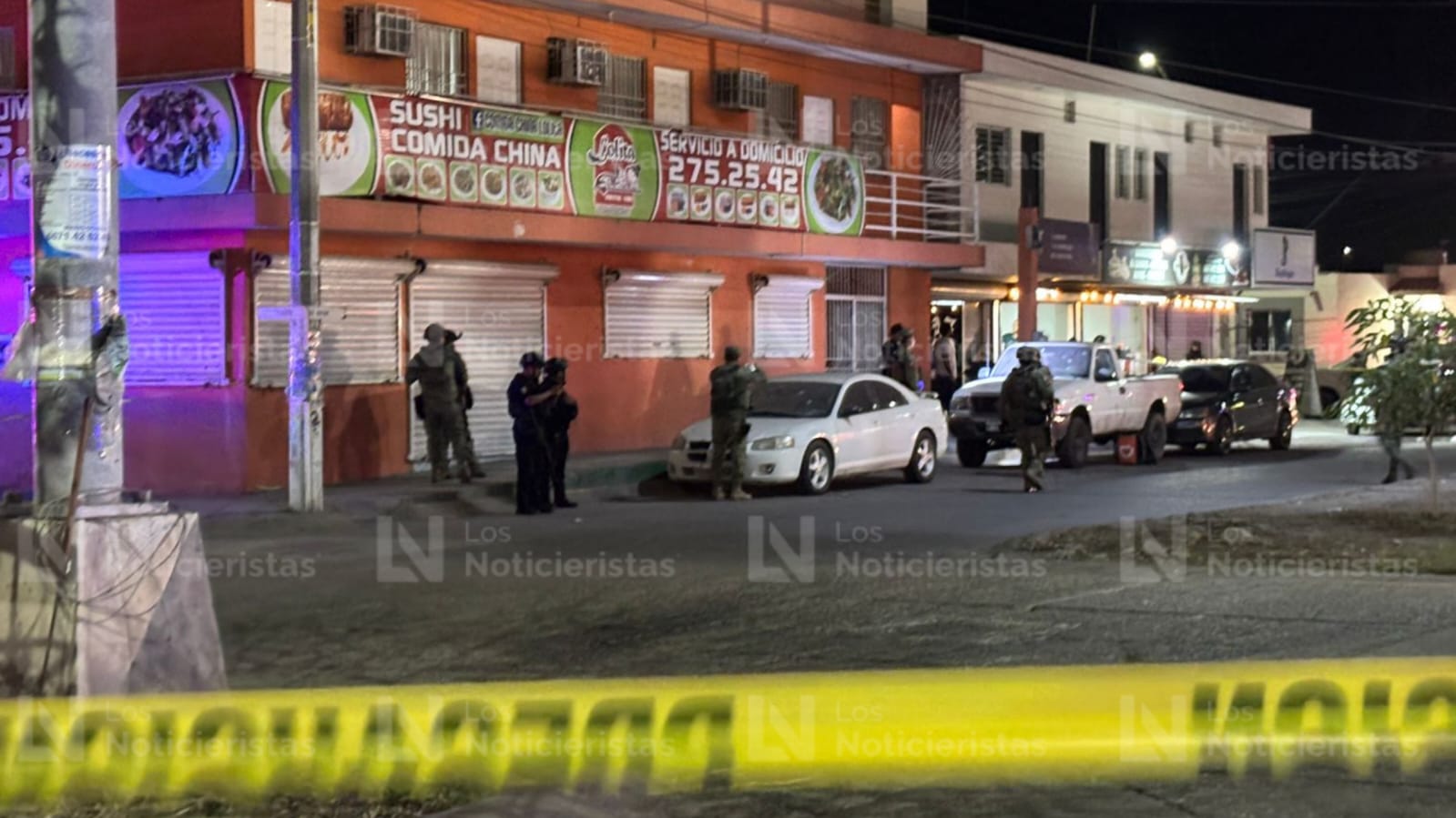 Repartido de comida es atacado a balazos en el sector Terranova, Culiacán, Sin.