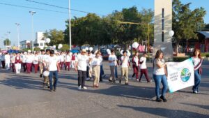 autoridades de guamuchil marchan para hacer conciencia sobre el cuidado del agua potable lugar