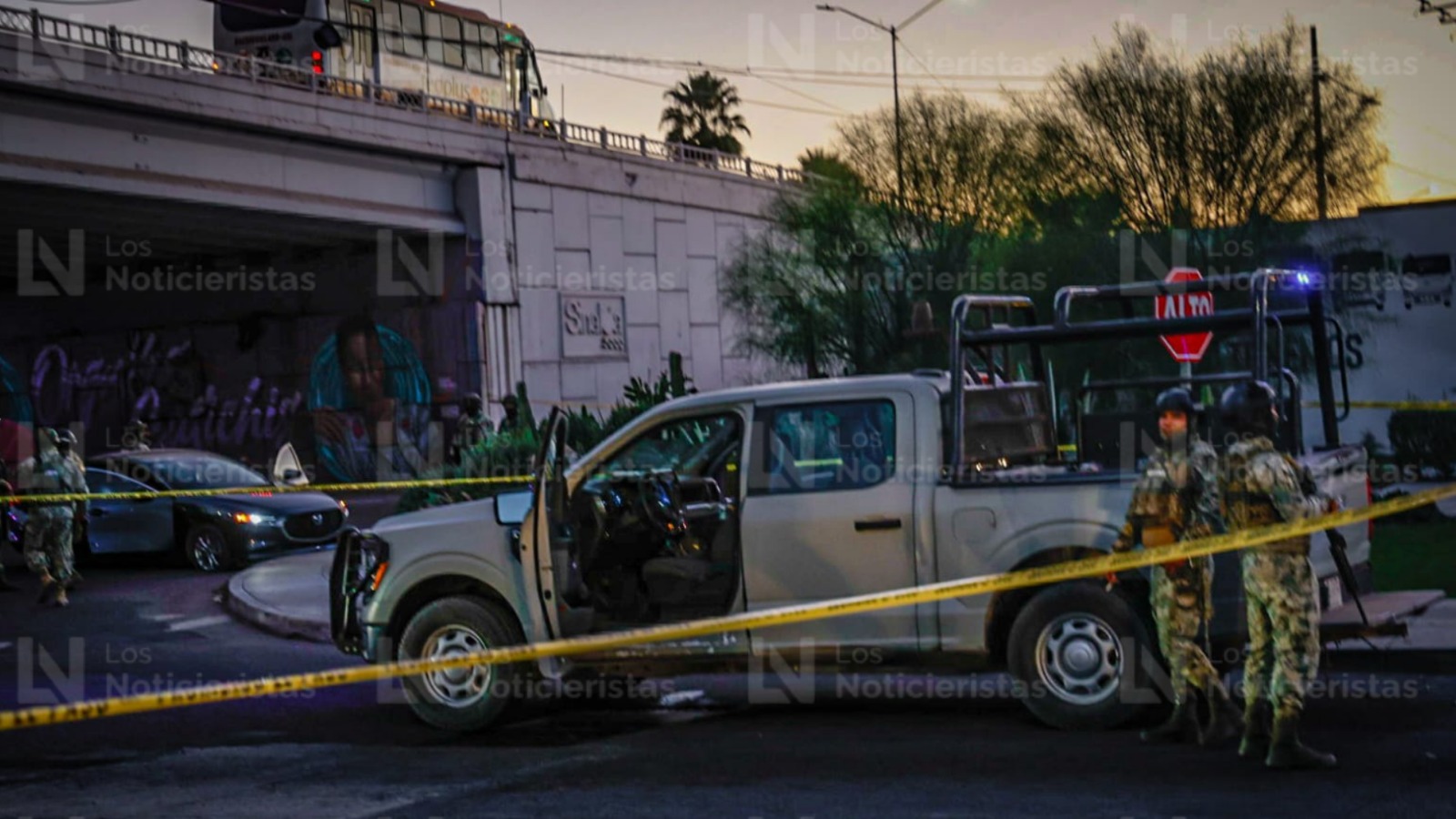 Enfrentamiento entre Marina y un grupo armado en el sector del Valle en Culiacán
