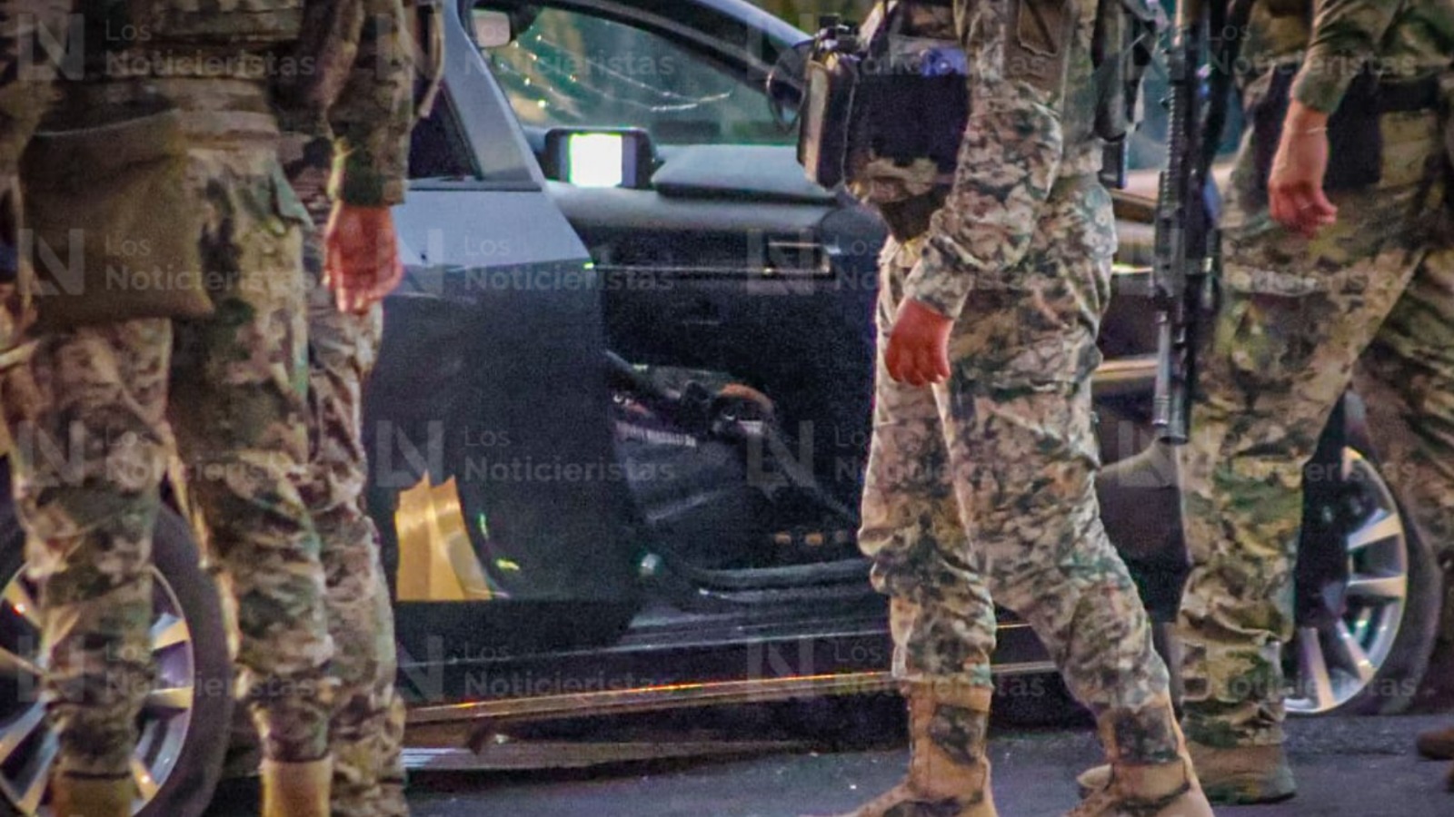 Enfrentamiento entre Marina y un grupo armado en el sector del Valle en Culiacán