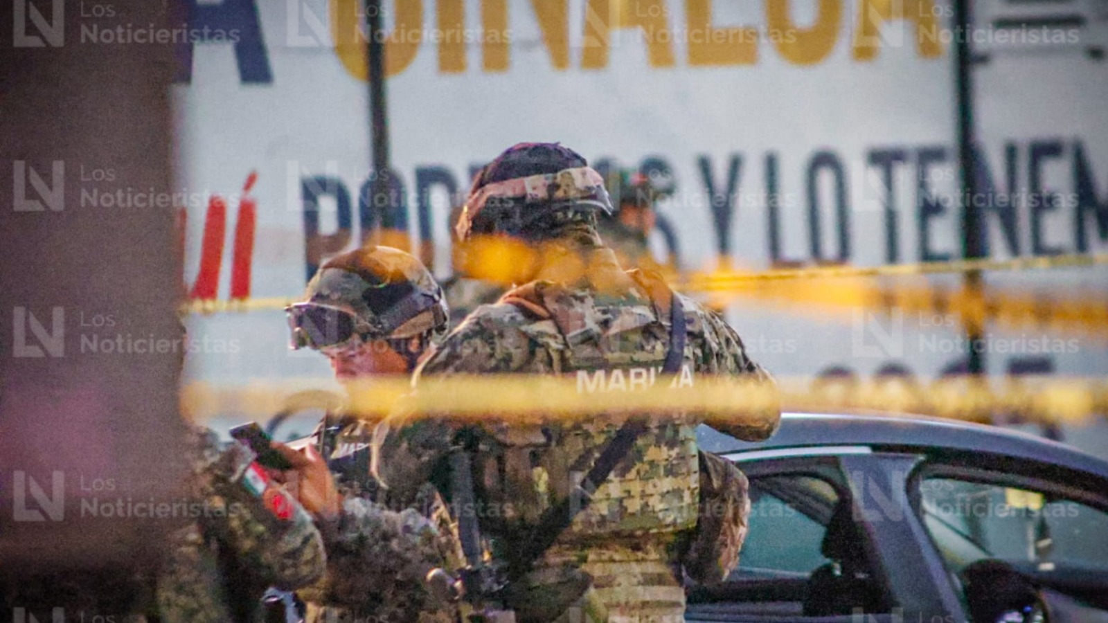 Enfrentamiento entre Marina y un grupo armado en el sector del Valle en Culiacán