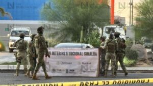 Enfrentamiento entre Marina y un grupo armado en el sector del Valle en Culiacán