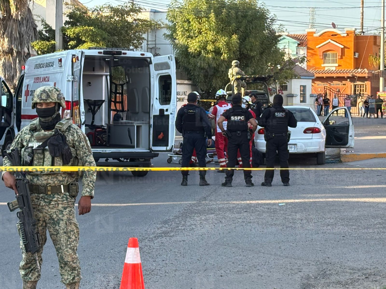 Balacera en Villa Bonita en Culiacán
