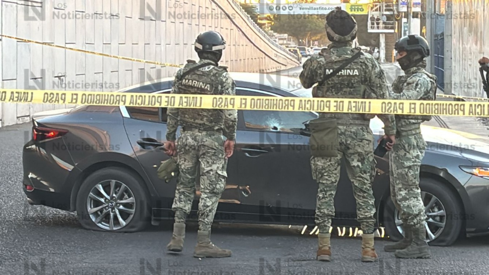 Enfrentamiento entre Marina y un grupo armado en el sector del Valle en Culiacán