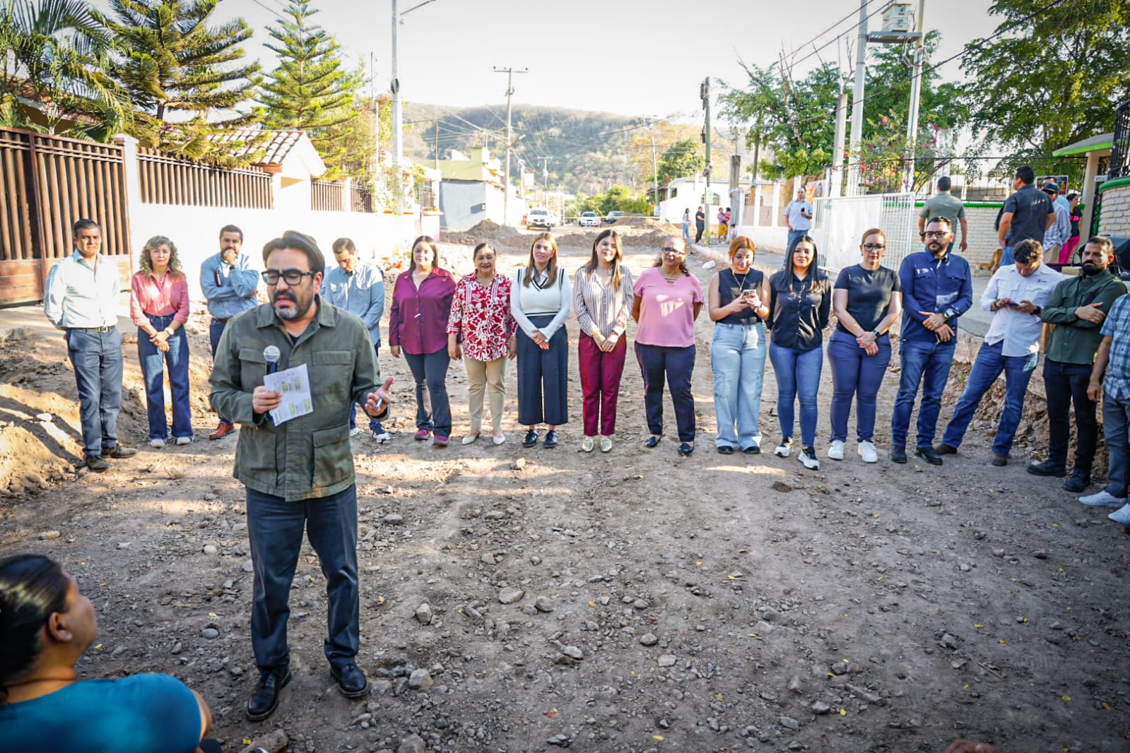 Alcalde de Culiacán brinda un mensaje previo a banderazo de obra