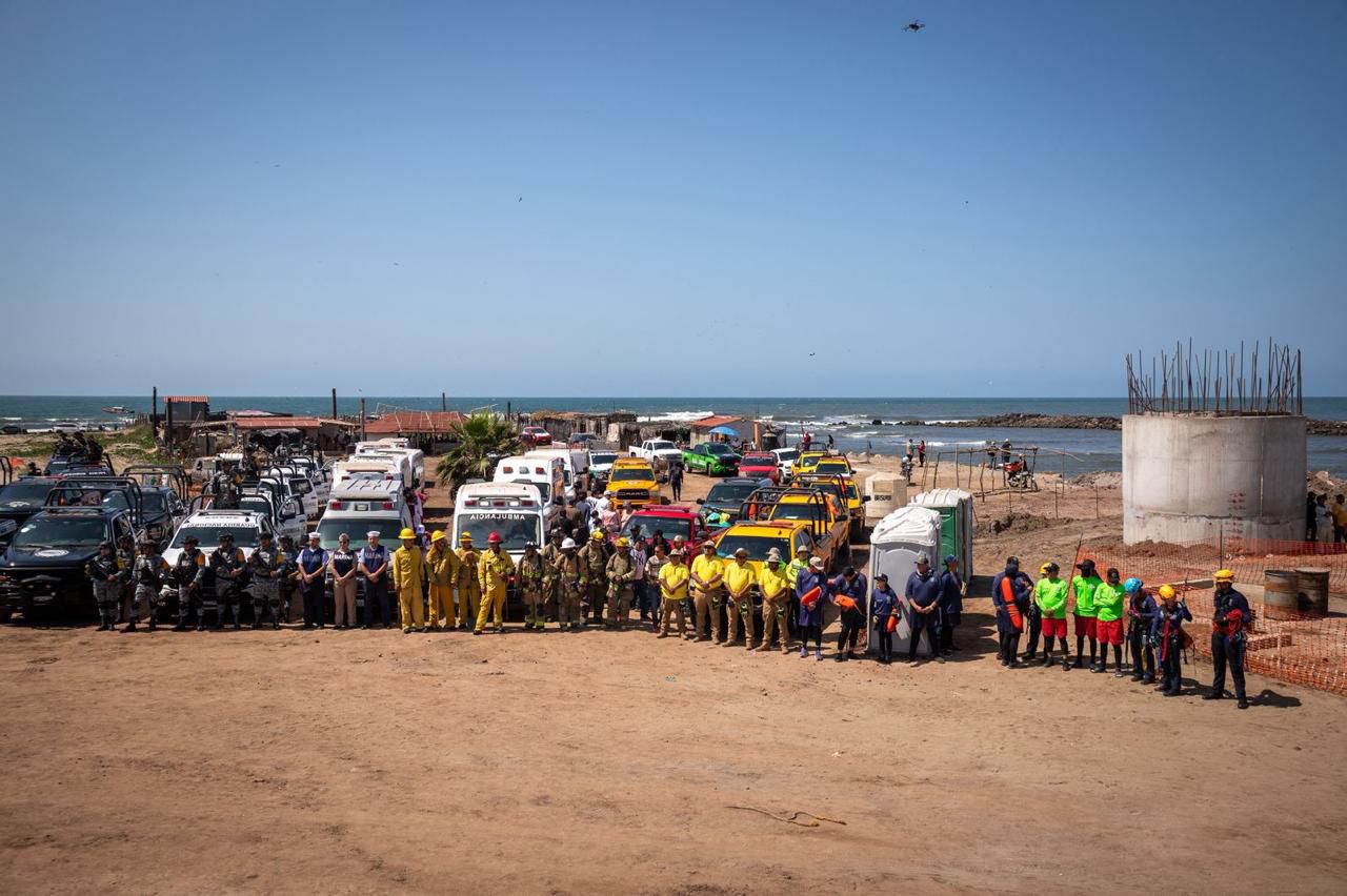 Arranque del Operativo de Semana Santa en playa Bellavista